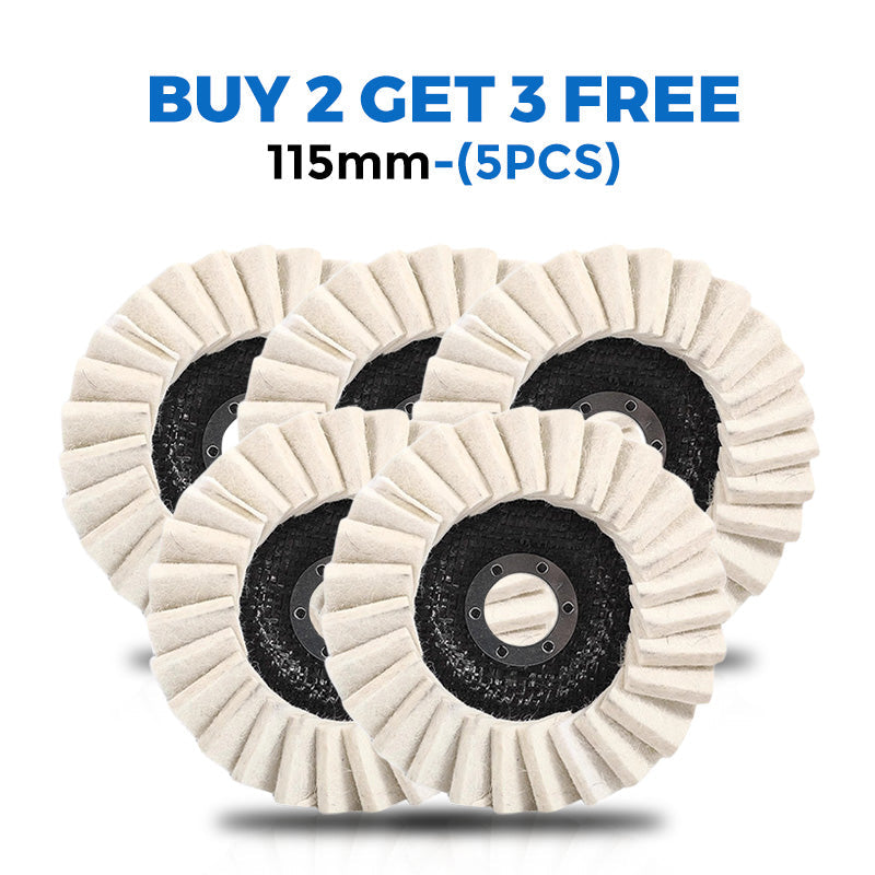 Wool Felt Flap Polishing Disc High-Performance, Fine Polishing and Long-Lasting Use