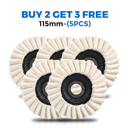 Wool Felt Flap Polishing Disc High-Performance, Fine Polishing and Long-Lasting Use
