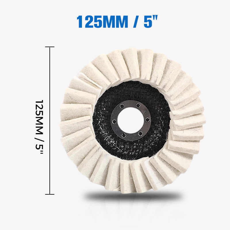 Wool Felt Flap Polishing Disc High-Performance, Fine Polishing and Long-Lasting Use
