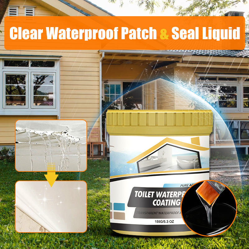 Clear water-resistant Patch and Seal Liquid
