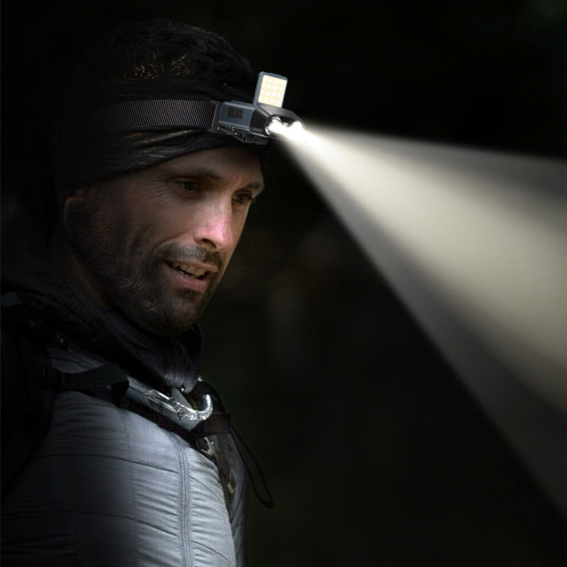water-resistant Rechargeable Super Bright Headlamp with 5 Modes