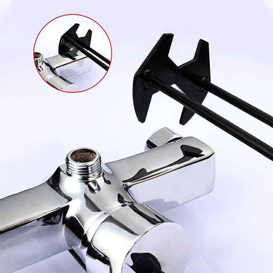 Multifunctional Sink Wrench Universal Double Ended Wrench Sink Faucet Plumbing Tools Bathroom Faucet and Sink Repair Tools