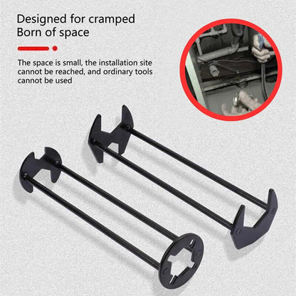 Multifunctional Sink Wrench Universal Double Ended Wrench Sink Faucet Plumbing Tools Bathroom Faucet and Sink Repair Tools