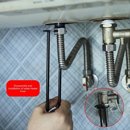 Multifunctional Sink Wrench Universal Double Ended Wrench Sink Faucet Plumbing Tools Bathroom Faucet and Sink Repair Tools