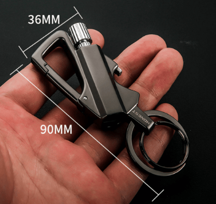 Portable Stormproof Lighter water-resistant and Windproof Ignition Mini Keychain Fire Starter Survival Tool for Camping and Emergency