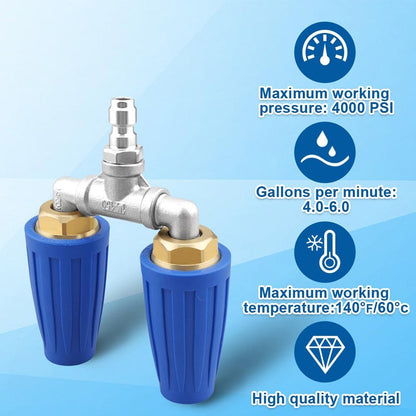 Stainless Steel Turbo Nozzle for terraces, cars, and facades