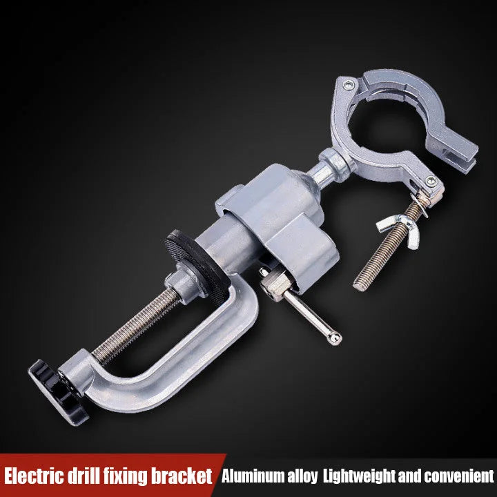 Super practical and labor-saving Electric Grinder Electric Drill Universal Rotating Fixed Bracket Vise Shelf