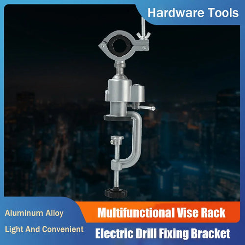 Super practical and labor-saving Electric Grinder Electric Drill Universal Rotating Fixed Bracket Vise Shelf