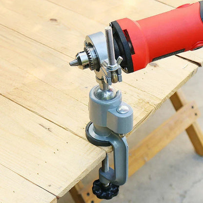 Super practical and labor-saving Electric Grinder Electric Drill Universal Rotating Fixed Bracket Vise Shelf