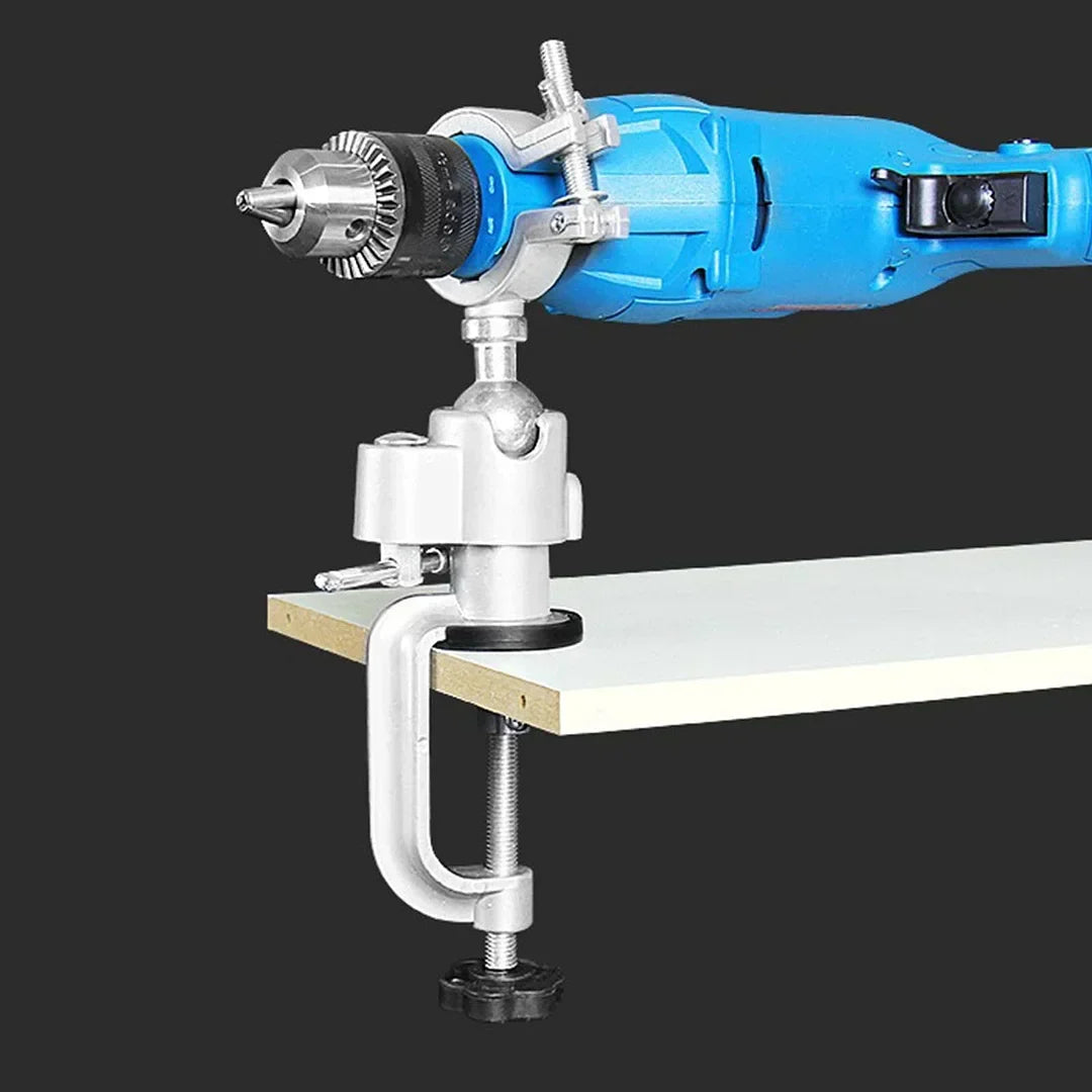 Super practical and labor-saving Electric Grinder Electric Drill Universal Rotating Fixed Bracket Vise Shelf
