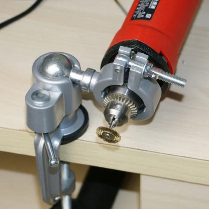 Super practical and labor-saving Electric Grinder Electric Drill Universal Rotating Fixed Bracket Vise Shelf