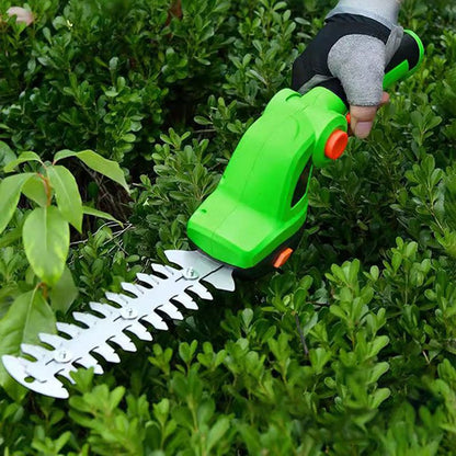 Handheld Cordless Grass Shear and Shrubbery Trimmer 2 in 1