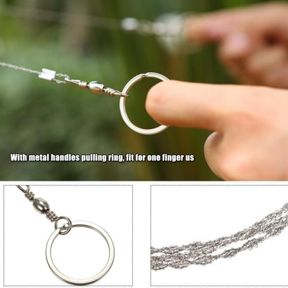 Survival Gear Stainless Steel Wire Saw