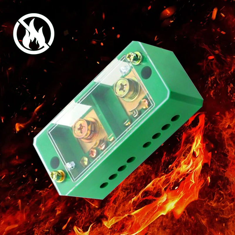 Electrical Terminal Block - 60A ,8 Screw Positions