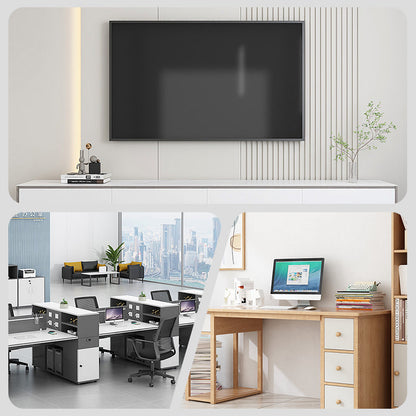 Wall Multi-Plug Outlet Extender with Separate Switches