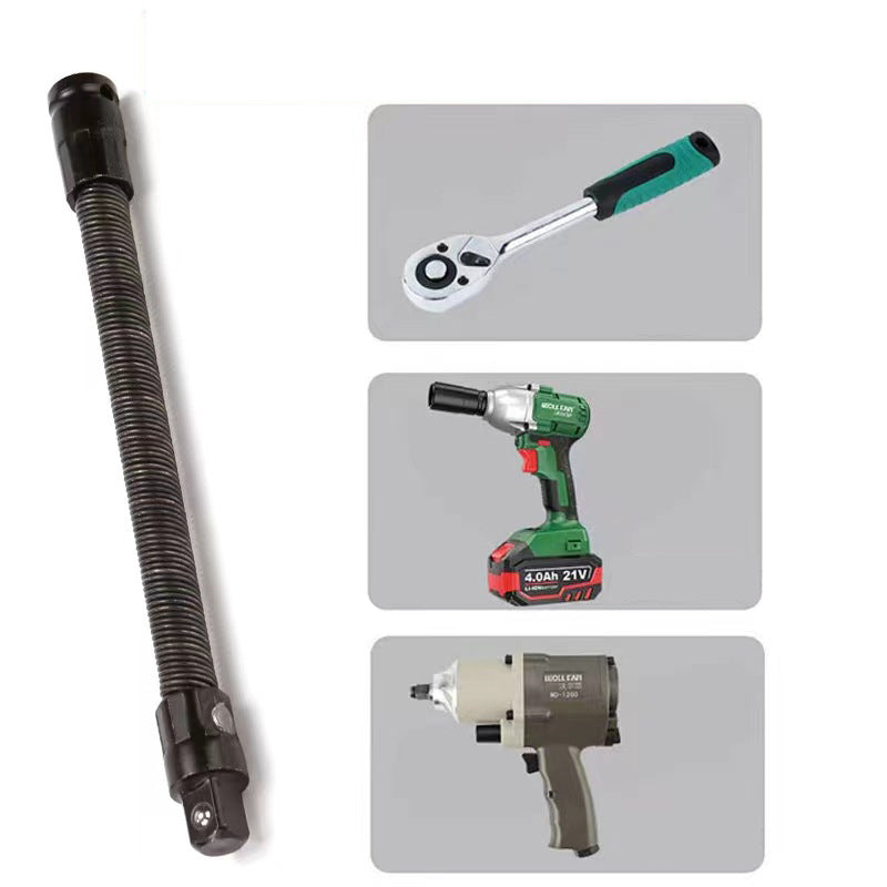 1/2" Flexible Socket Extension Bar! Conquer Tight Spaces in Seconds