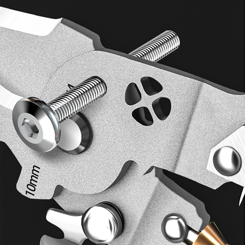 For 0FFMultifunctional Foldable Wire Stripping Scissors with Electrical Test