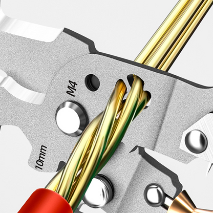 For 0FFMultifunctional Foldable Wire Stripping Scissors with Electrical Test
