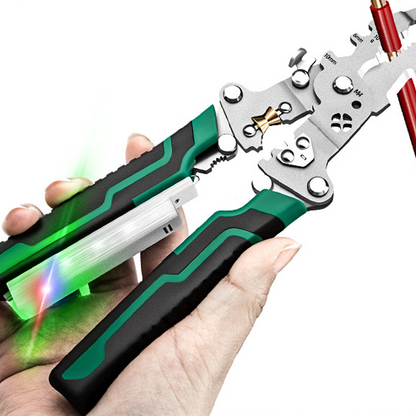 For 0FFMultifunctional Foldable Wire Stripping Scissors with Electrical Test