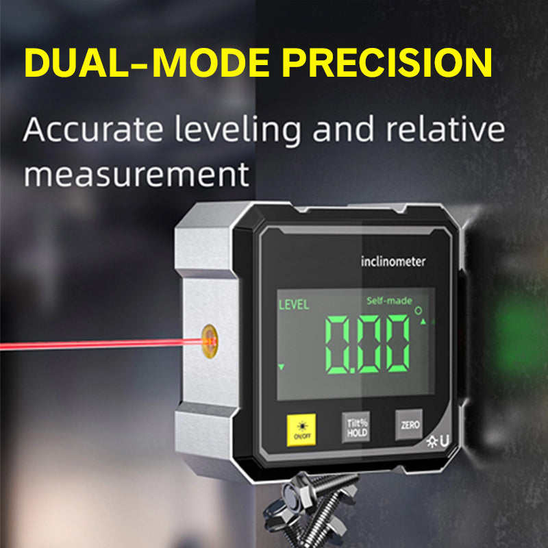 Measure Angles Like a Pro Magnetic Digital Angle Gauge, High Precision and for Woodworking and Construction