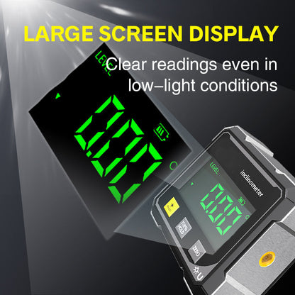 Measure Angles Like a Pro Magnetic Digital Angle Gauge, High Precision and for Woodworking and Construction