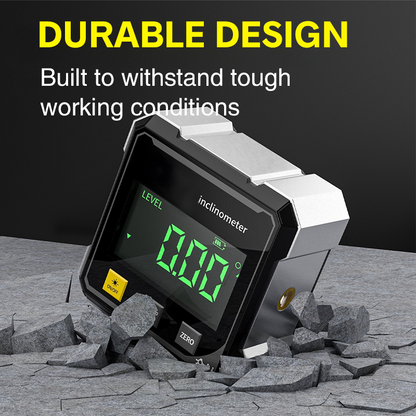 Measure Angles Like a Pro Magnetic Digital Angle Gauge, High Precision and for Woodworking and Construction