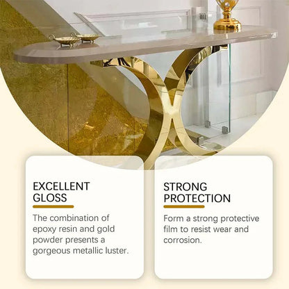 Water-Based Weather-Resistant Gold Paint