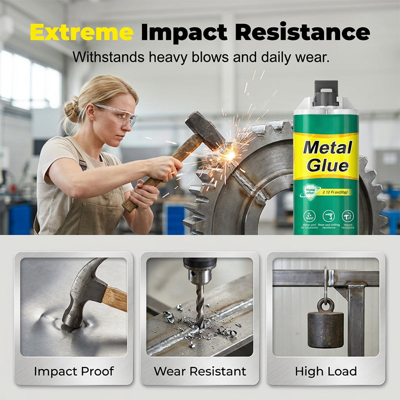 High-Strength AB Metal Repair Glue Fast, Durable and for All Repairs