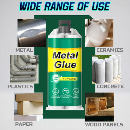 High-Strength AB Metal Repair Glue Fast, Durable and for All Repairs