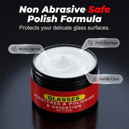 Glass Scratch Polishing and Repair Compound