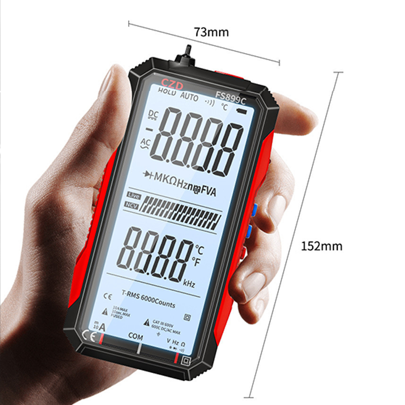 USB Rechargeable Digital Multimeter