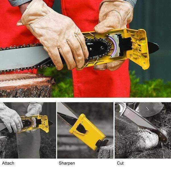 Compact Chainsaw Sharpener Fast and Accurate Maintenance for All Chainsaws