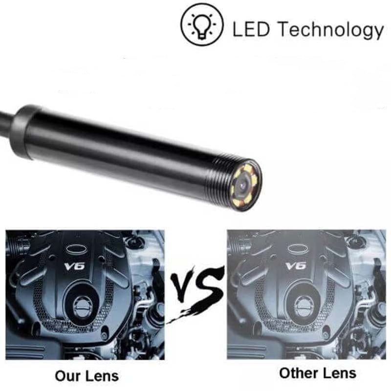 water-resistant USB Endoscope Camera with LED