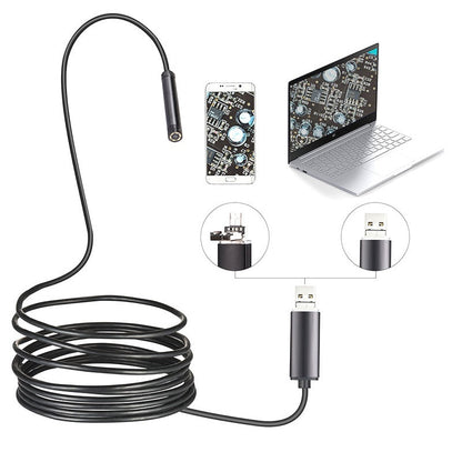 water-resistant USB Endoscope Camera with LED