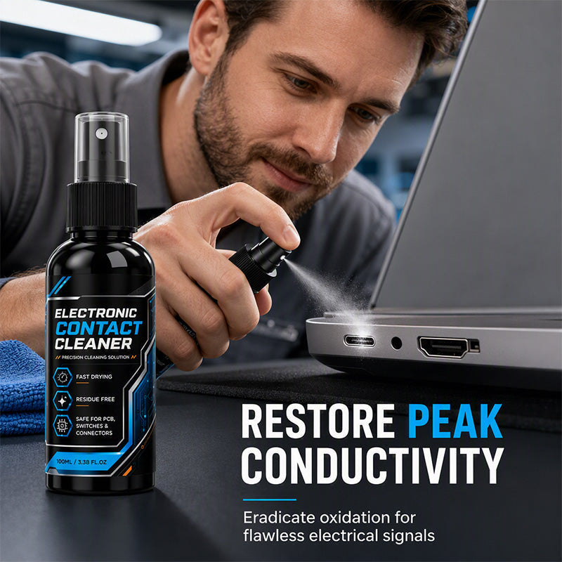 Fast-Drying Contact Cleaner Highpurity solvent evaporates instantly, zero residue. Ideal for PCBs, USB and HDMI ports restore peak conductivity