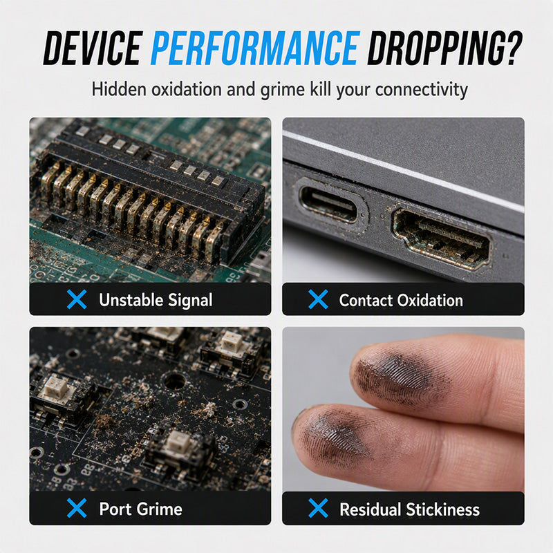Fast-Drying Contact Cleaner Highpurity solvent evaporates instantly, zero residue. Ideal for PCBs, USB and HDMI ports restore peak conductivity
