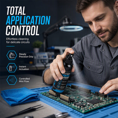 Fast-Drying Contact Cleaner Highpurity solvent evaporates instantly, zero residue. Ideal for PCBs, USB and HDMI ports restore peak conductivity